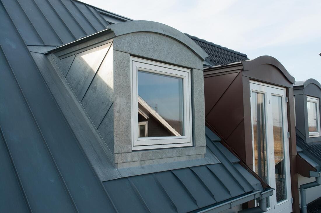 Standing seam roof detail